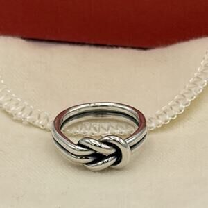 James Avery RETIRED Lovers’ Knot Ring Sterling Silver Size 5